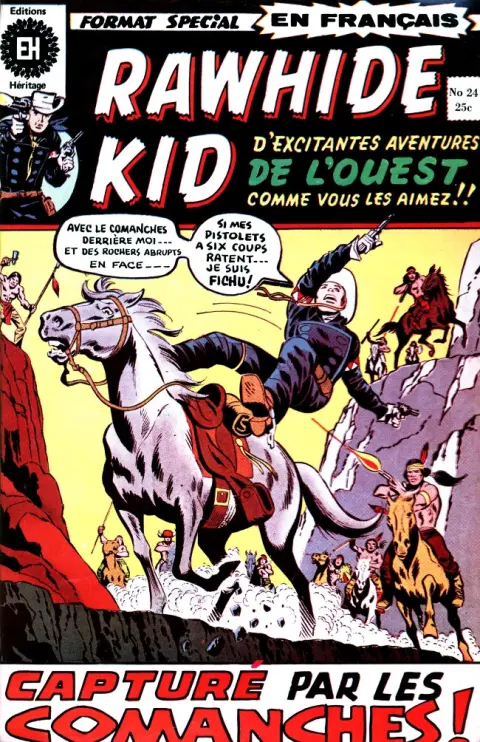 Rawhide Kid N° 24 Capturé par les Comanches !