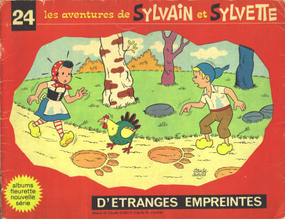 Couverture de l'album Sylvain et Sylvette Tome 24 D'étranges empreintes