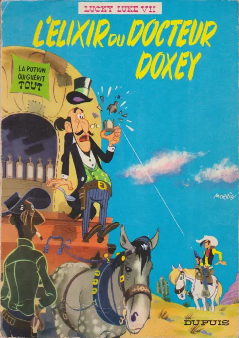 Couverture de l'album Lucky Luke Tome 7 L'Elixir du Docteur Doxey