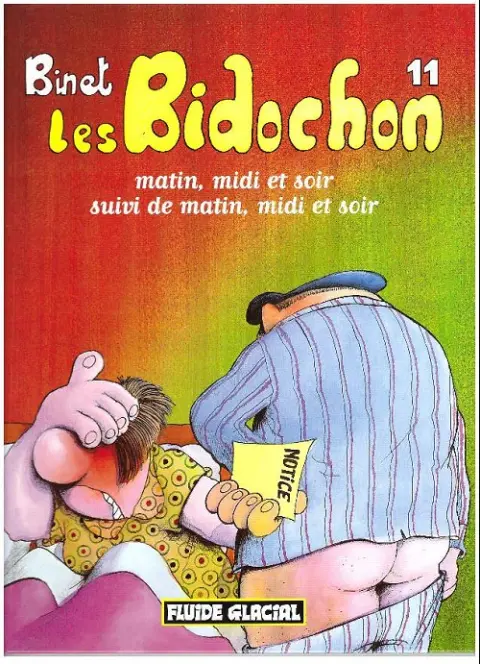 Couverture de l'album Les Bidochon Tome 11 Matin, midi et soir suivi de matin, midi et soir
