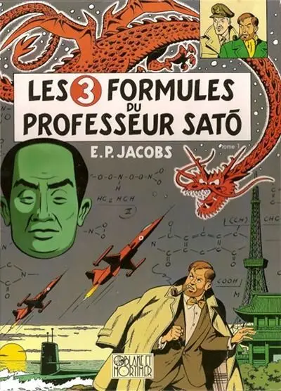 Couverture de l'album Blake et Mortimer Tome 11 Les 3 formules du Professeur Satô - Tome 1