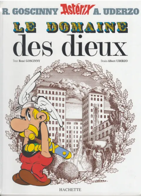 Couverture de l'album Astérix Tome 17 Le domaine des dieux