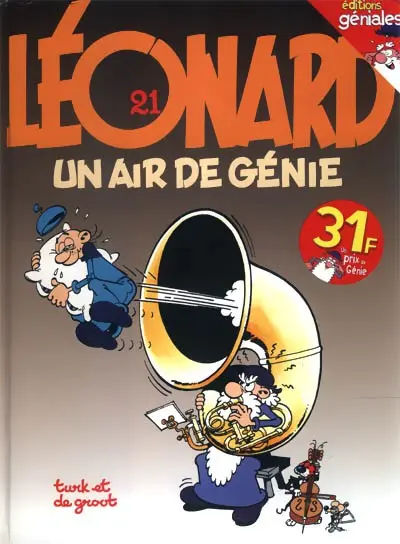 Couverture de l'album Léonard Tome 21 Un air de génie