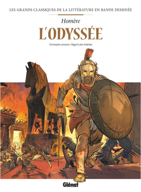 Couverture de l'album Les Grands Classiques de la littérature en bande dessinée Tome 10 L'Odyssée