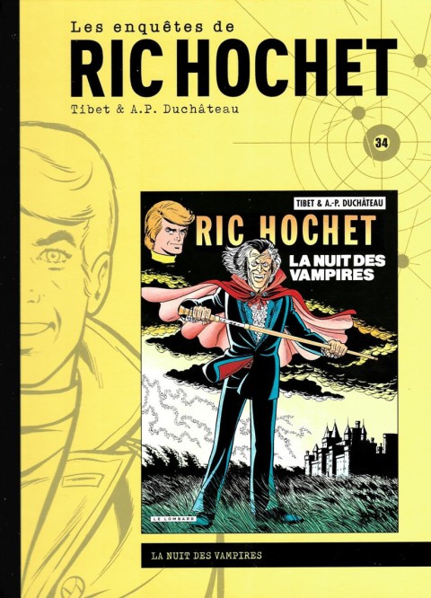 Couverture de l'album Les enquêtes de Ric Hochet Tome 34 La nuit des vampires