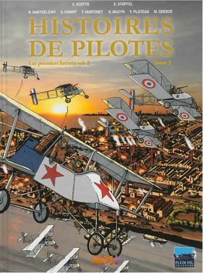 Couverture de l'album Histoires de pilotes Tome 2 Les premiers brevets