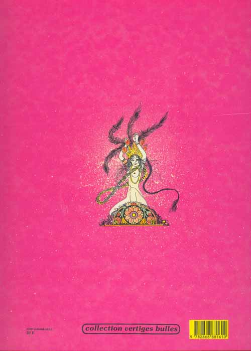 Verso de l'album La Rivière noire Adaptation du Gita-Govinda de Jayadeva
