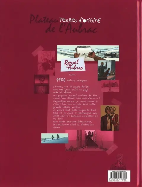 Verso de l'album Royal Aubrac Tome 1 Tome 1/2