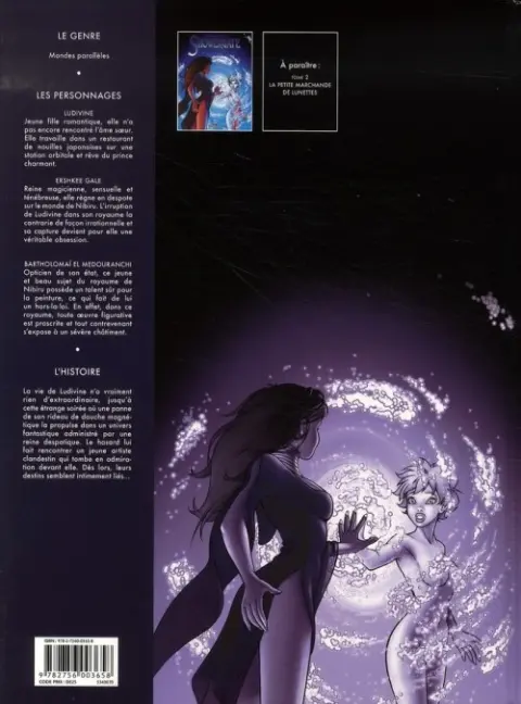 Verso de l'album Showergate Tome 1 La reine sombre