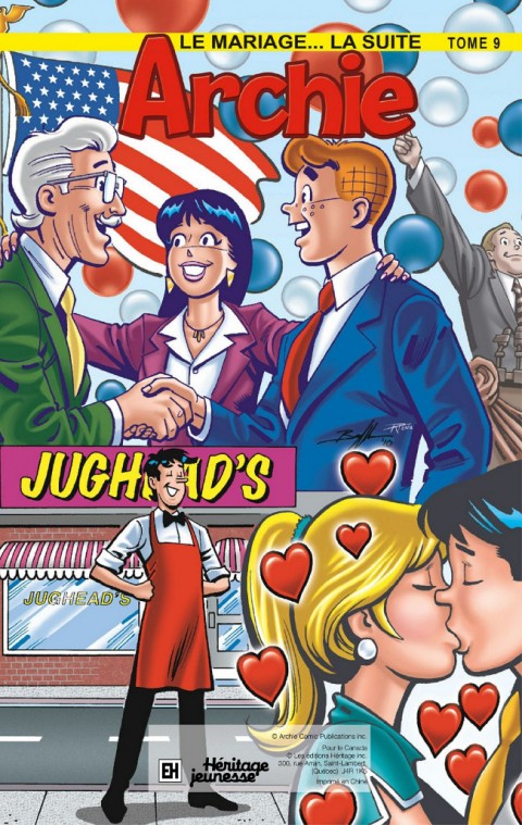 Verso de l'album Archie Tome 9 le mariage ... la suite
