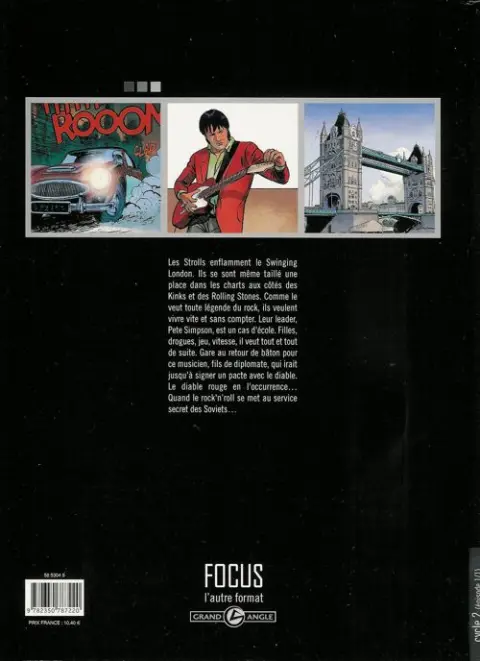 Verso de l'album Le Village Tome 2 Rockstar