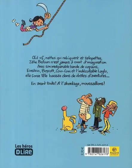 Verso de l'album Zélie et compagnie Tome 3 En avant toute !