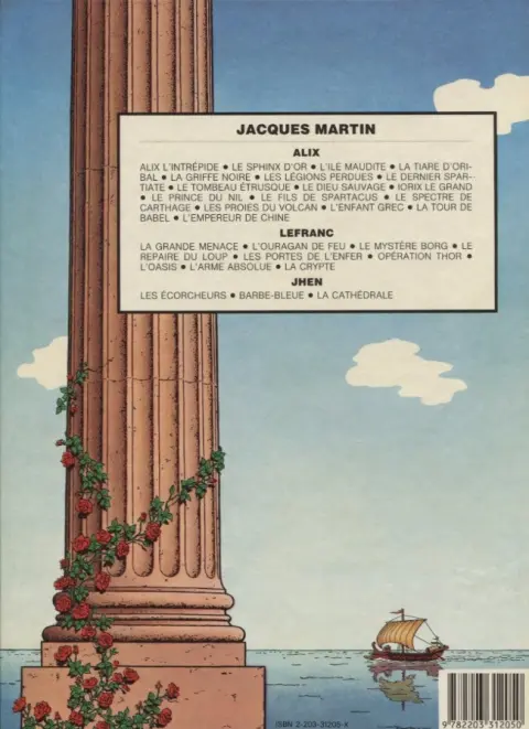 Verso de l'album Alix Tome 8 Le tombeau étrusque