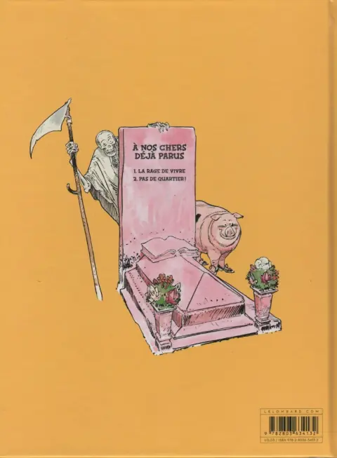 Verso de l'album Les Aventures de la Mort et de Lao-Tseu Tome 1 La rage de vivre