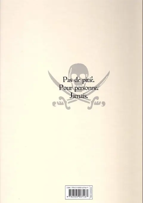 Verso de l'album Barracuda Délivrance (les crayonnés)