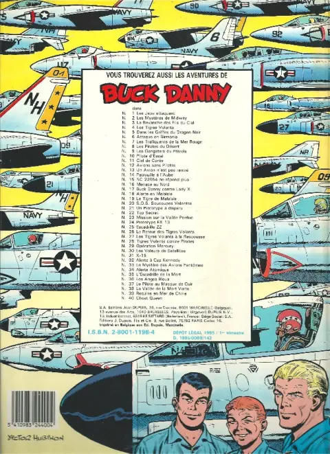 Verso de l'album Buck Danny Tome 2 Les mystères de Midway