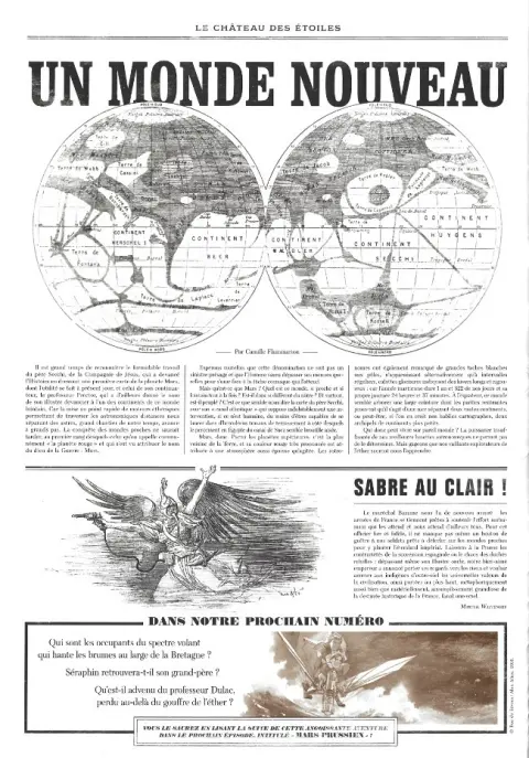 Verso de l'album Le Château des étoiles Le Château des Etoiles - Gazette N° 7 L'Île des spectres volants