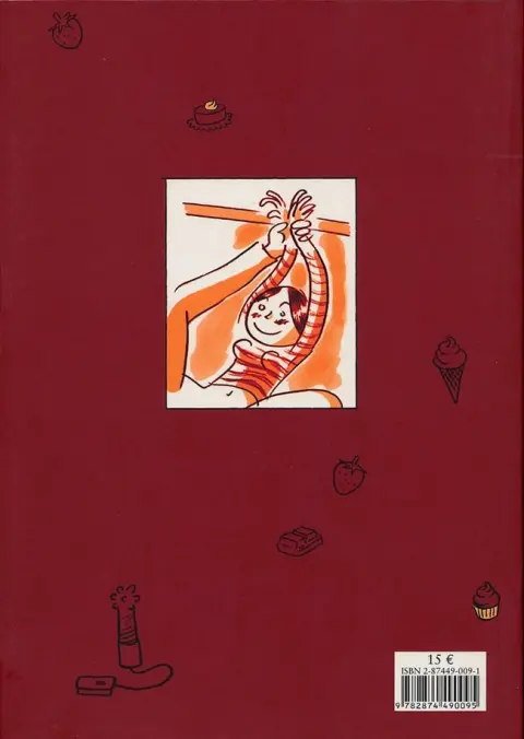 Verso de l'album Fraise et chocolat Tome 1