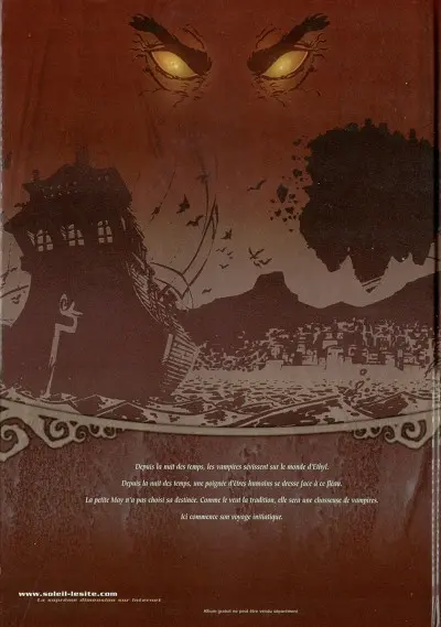 Verso de l'album Nocturnes rouges Tome 1 Sang noir