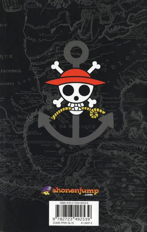 Verso de l'album One Piece Tome 9 Larmes