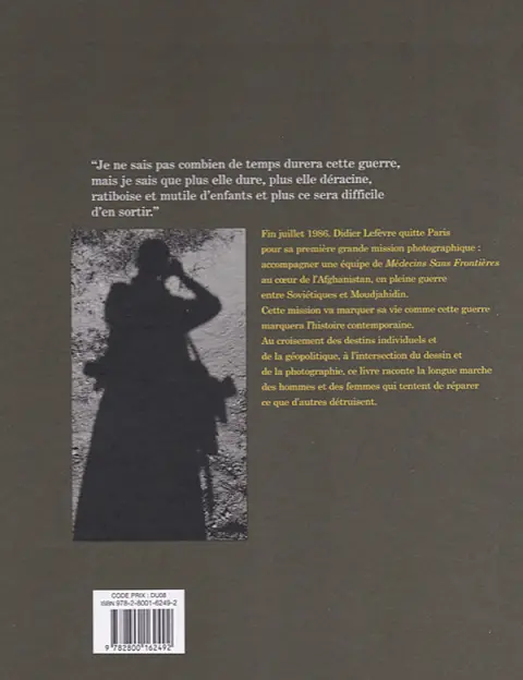Verso de l'album Le Photographe Tome 2 Deuxième partie