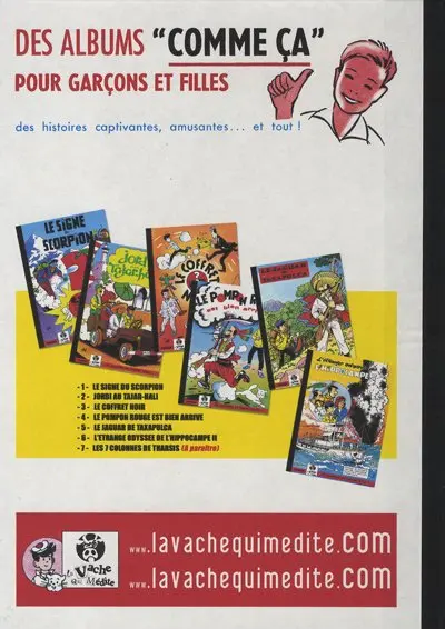 Verso de l'album Les Aventures du Pompon Rouge Tome 5 L'étrange odyssée de l'hippocampe II