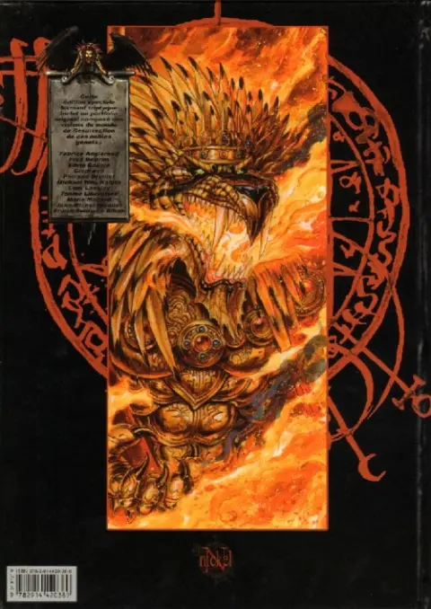 Verso de l'album Requiem Chevalier Vampire Tome 10 Bain de sang