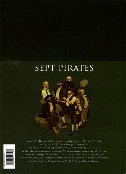 Verso de l'album Sept Cycle 1 Tome 3 Sept pirates