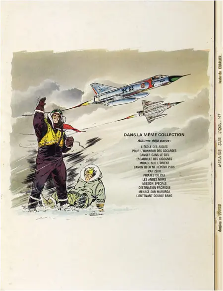 Verso de l'album Tanguy et Laverdure Tome 5 Mirage sur l'Orient