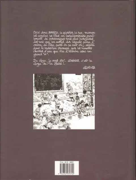 Verso de l'album Barrio