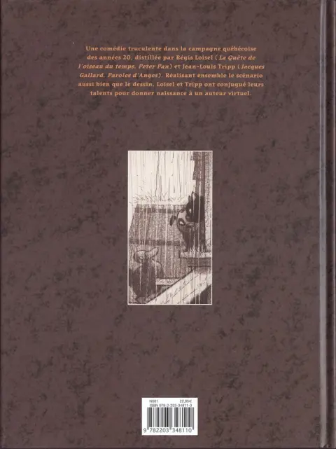 Verso de l'album L'arrière boutique du magasin général III