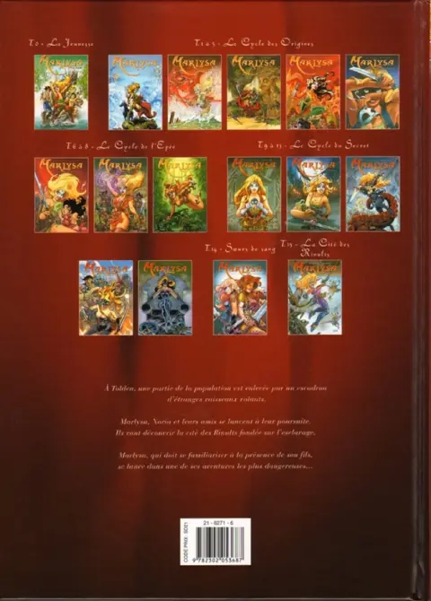 Verso de l'album Marlysa Tome 15 La cité des Rinults