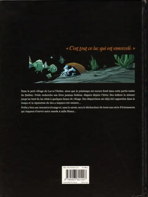 Verso de l'album La Bête du Lac Tome 1 Le gardien