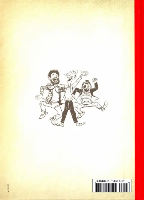 Verso de l'album Les Pieds Nickelés - La collection Tome 56 Les Pieds Nickelés contre les gangsters