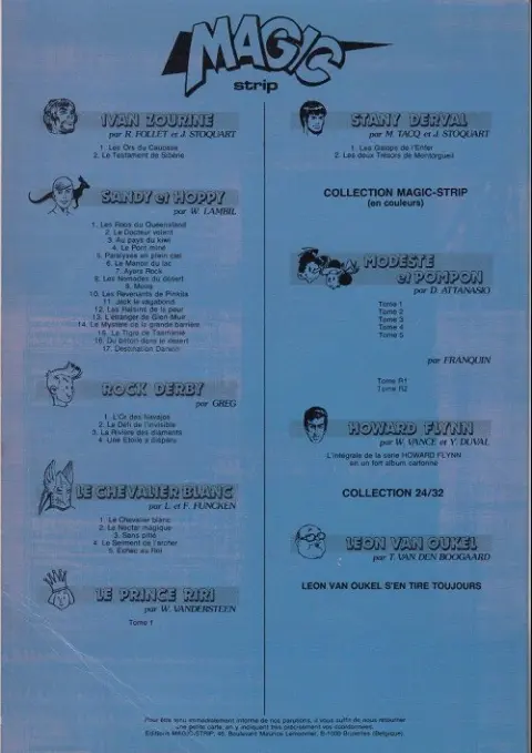 Verso de l'album Sandy & Hoppy 17 Destination Darwin