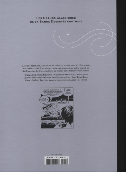 Verso de l'album Les Grands Classiques de la Bande Dessinée Érotique - La Collection Tome 71 Bang Bang - Tome 6