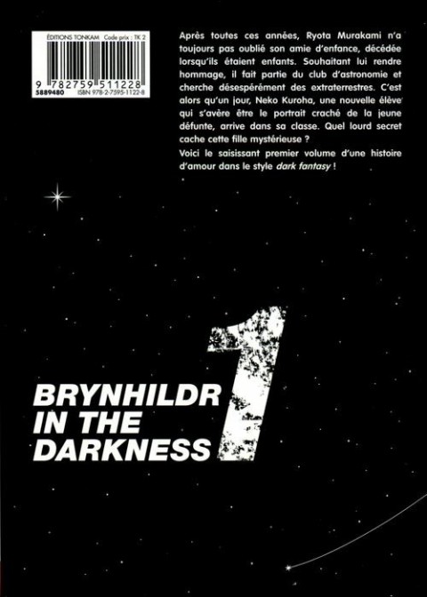 Verso de l'album Brynhildr in the Darkness 1