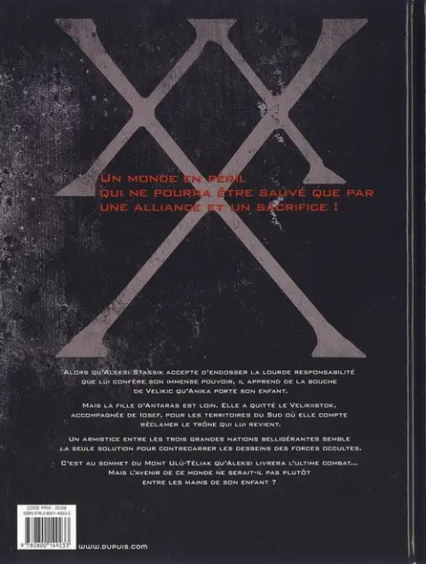 Verso de l'album Bunker Tome 5/5 Le mal des montagnes