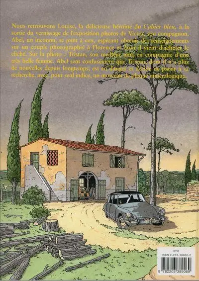 Verso de l'album Le Cahier bleu Tome 2 Après la pluie