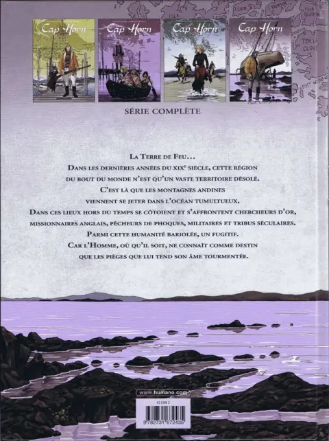 Verso de l'album Cap Horn Tome 4 Le prince de l'âme