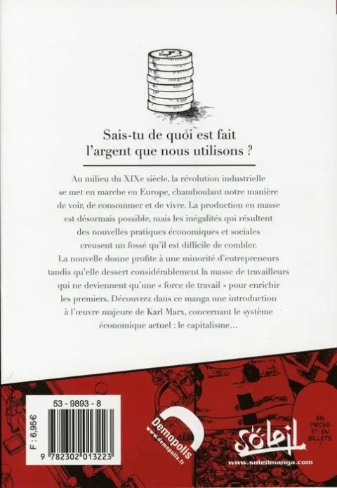Verso de l'album Le Capital 1