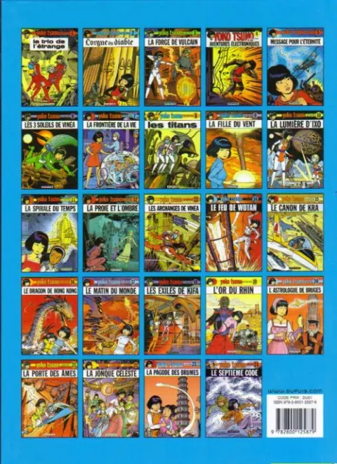 Verso de l'album Yoko Tsuno Tome 22 La jonque céleste