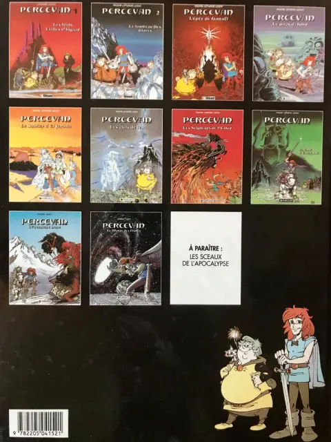 Verso de l'album Percevan Tome 8 La table d'émeraude