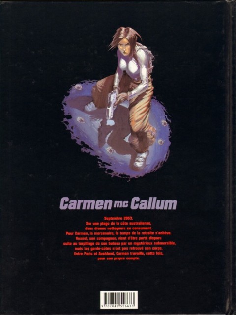 Verso de l'album Carmen Mc Callum Tome 6 Le sixième doigt du Pendjab