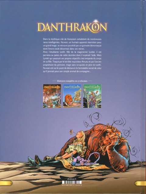 Verso de l'album Danthrakon Tome 3 Le Marmiton Bienheureux