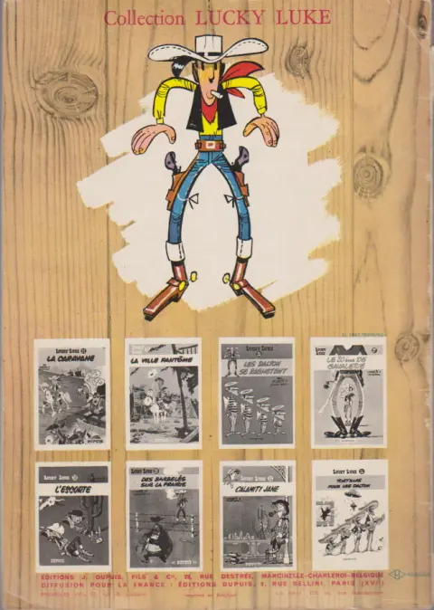 Verso de l'album Lucky Luke Tome 7 L'Elixir du Docteur Doxey
