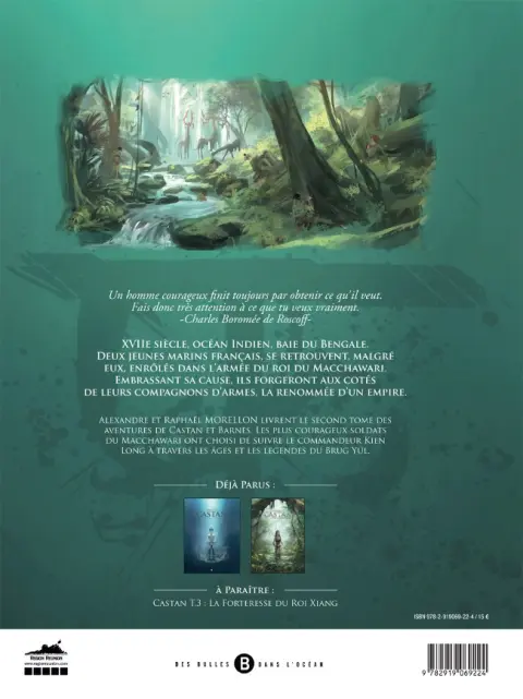 Verso de l'album Castan Tome 2 La terre du Dragon Tonnerre
