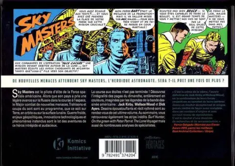Verso de l'album Sky masters of the space force 2 Missions secrètes