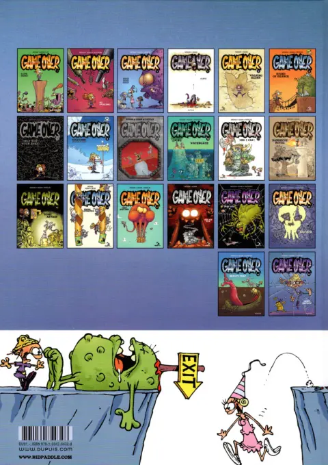 Verso de l'album Game over Tome 20 Deep impact
