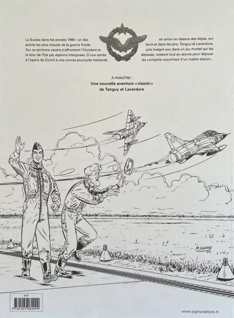 Verso de l'album Une aventure Classic de Tanguy et Laverdure Tome 4 Le pilote qui en savait trop